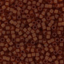 Miyuki delica Beads 11/0 - Matted transparent amber DB-764